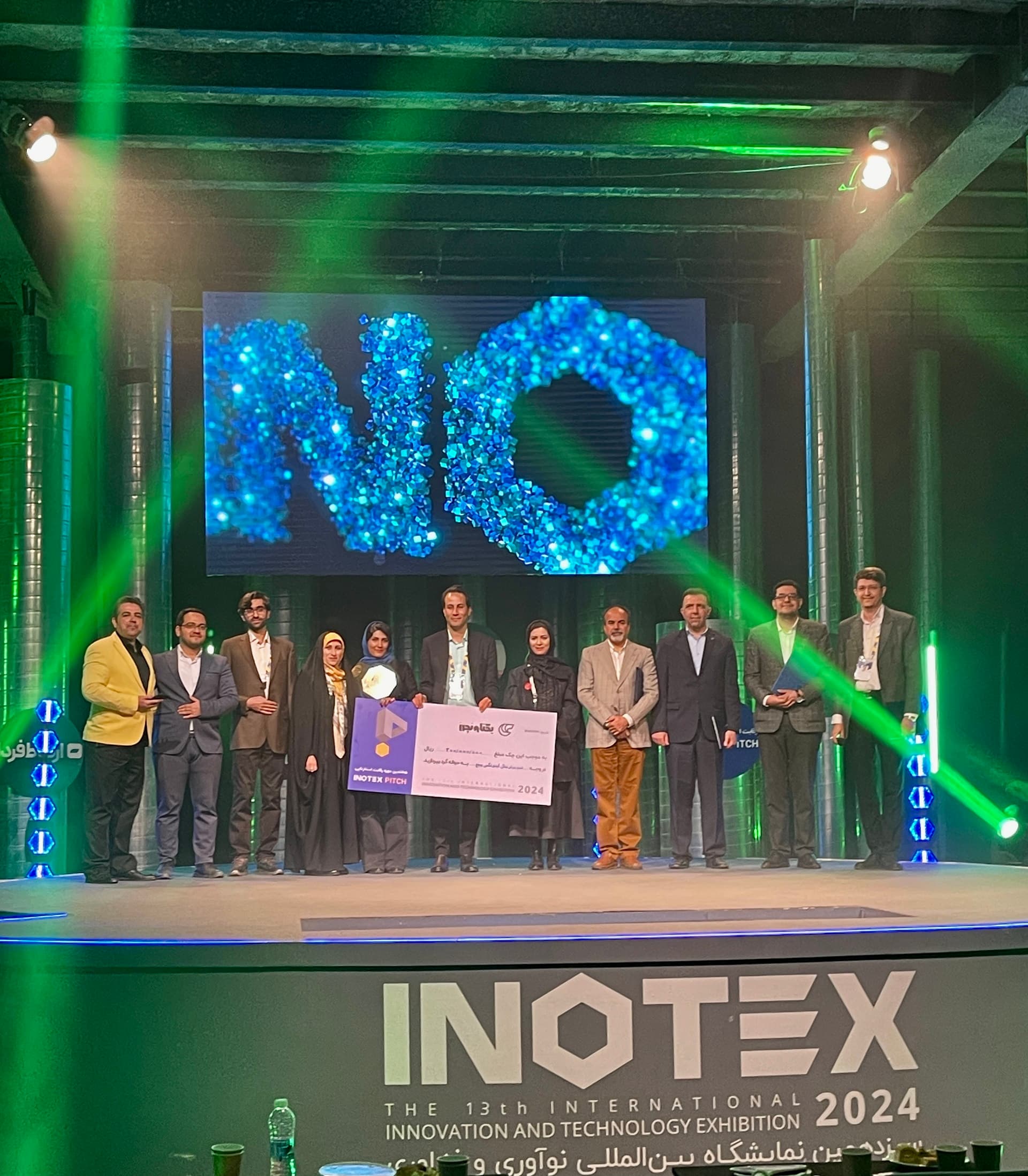 کسب مقام اول در رویداد اینوتکس بتل در پارک علم و فناوری پردیس تهران- اردیبهشت ماه ۱۴۰۳